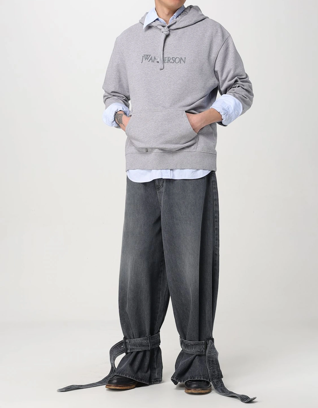 Embroidered Logo Hoodie