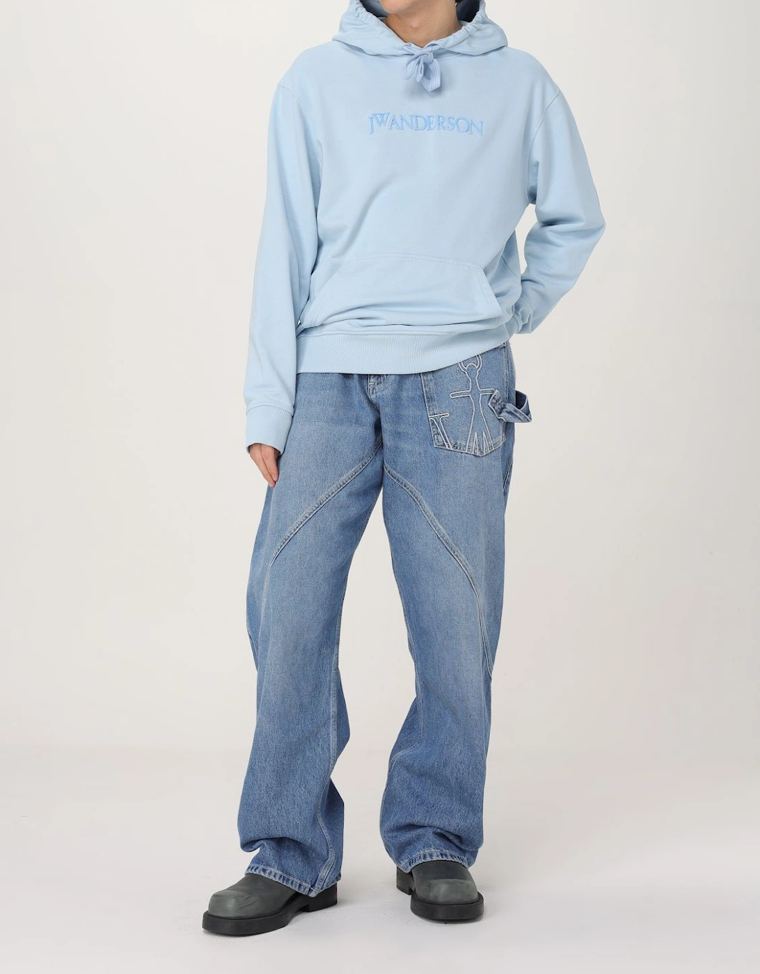 Embroidered Logo Hoodie