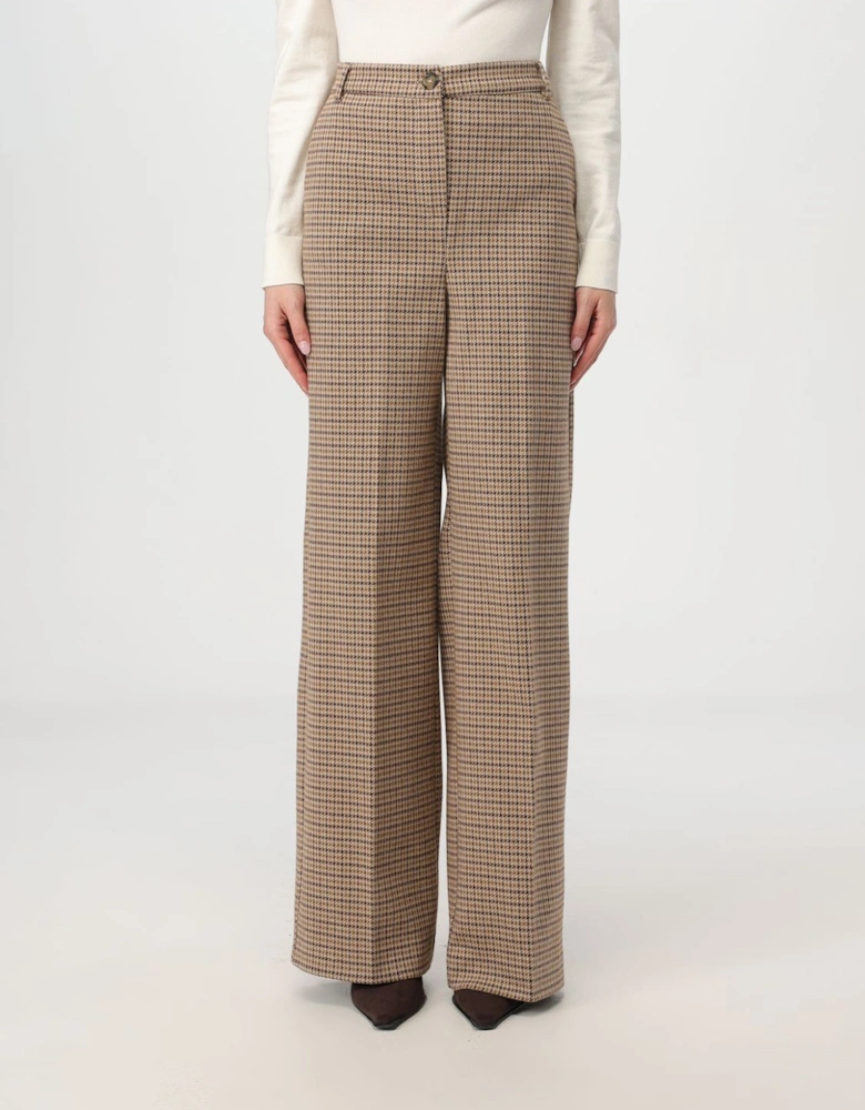Wide Leg Plaid Pants