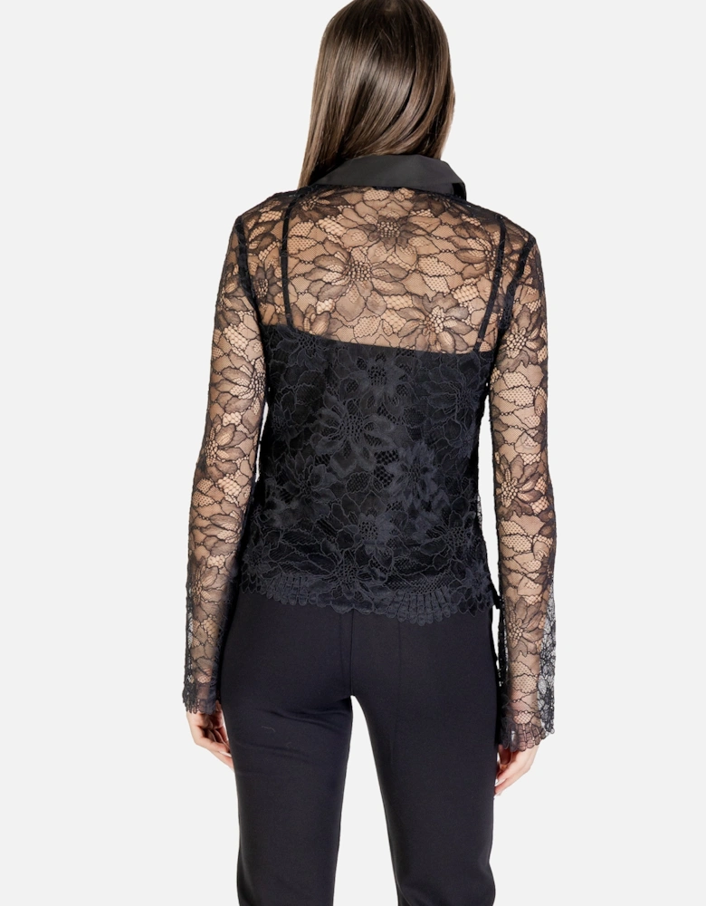Classic Long Sleeve Round Neck Shirt with Button Fastening
