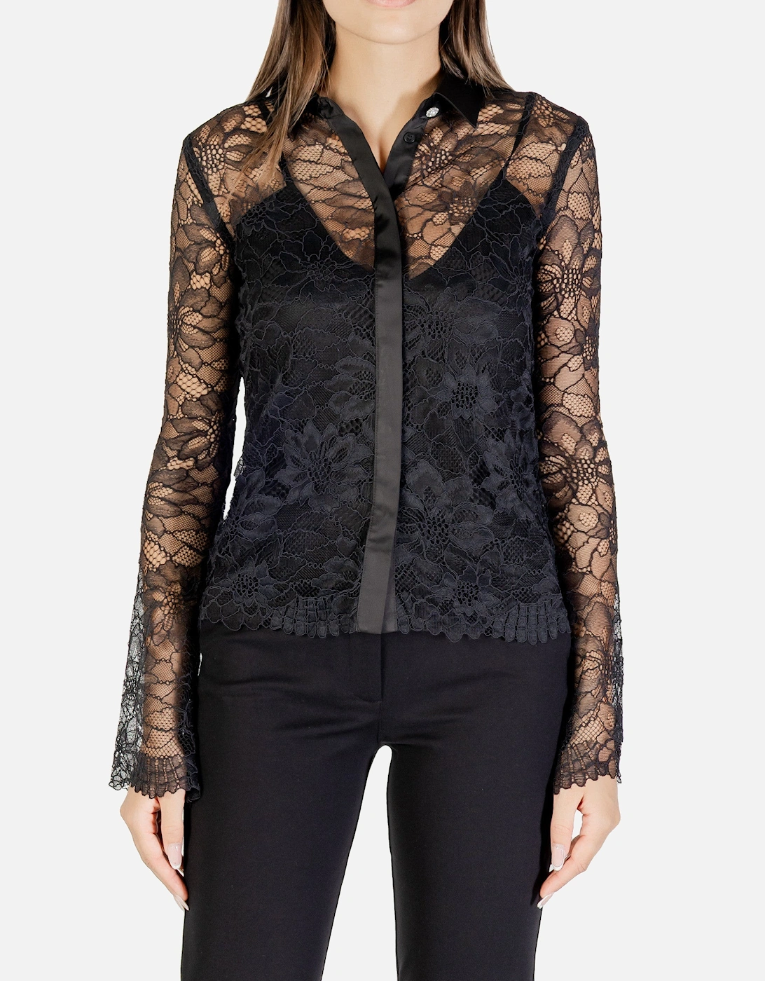 Classic Long Sleeve Round Neck Shirt with Button Fastening, 4 of 3