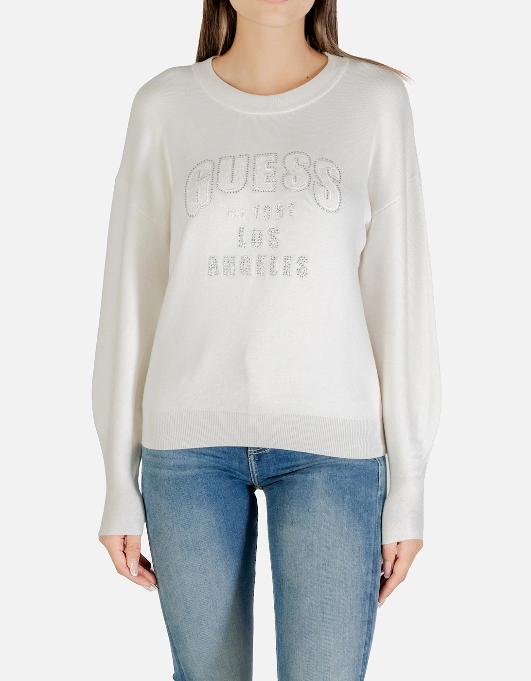 Printed Long Sleeve Round Neck Knitwear, 4 of 3
