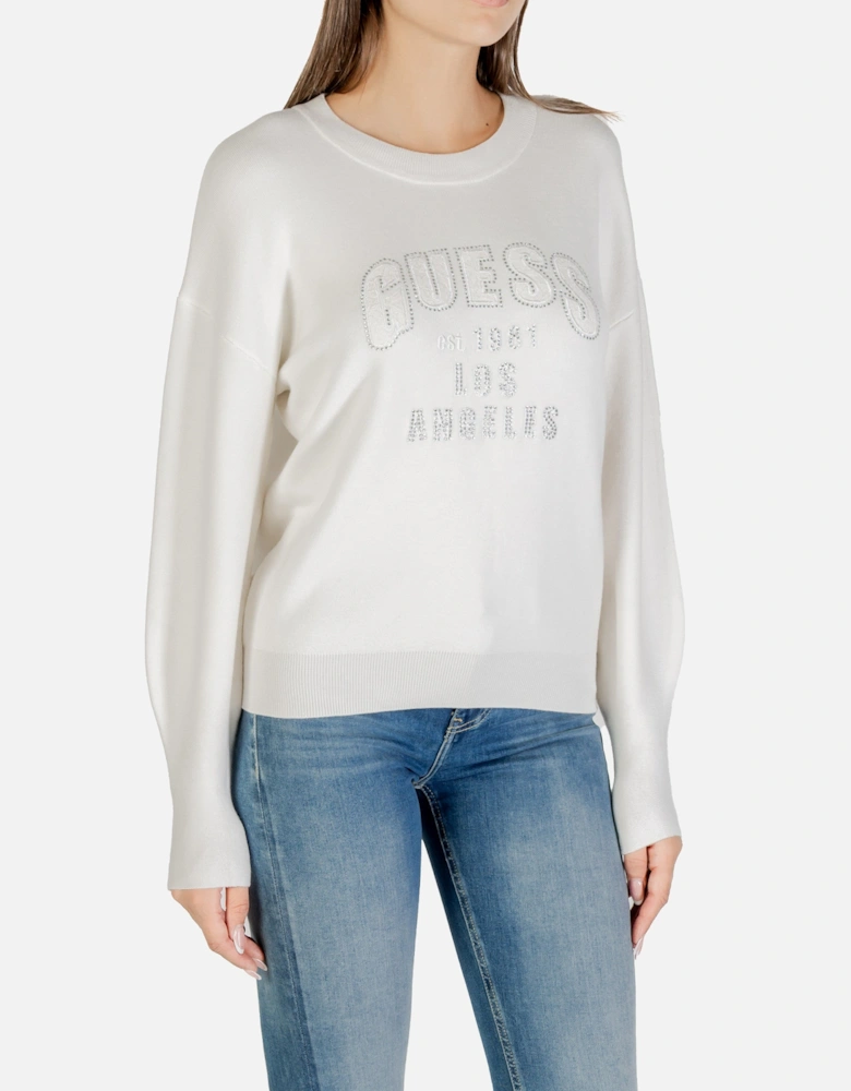 Printed Long Sleeve Round Neck Knitwear