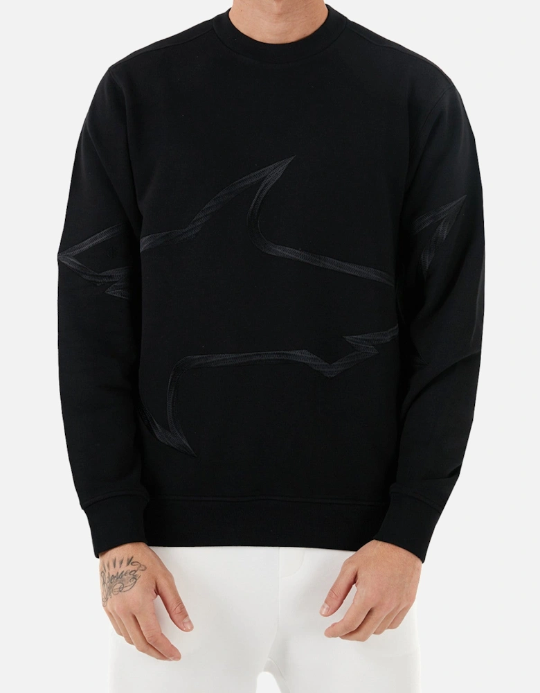 Round Neck Long Sleeve Cotton Sweatshirt