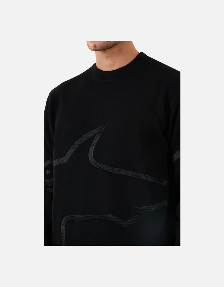 Round Neck Long Sleeve Cotton Sweatshirt