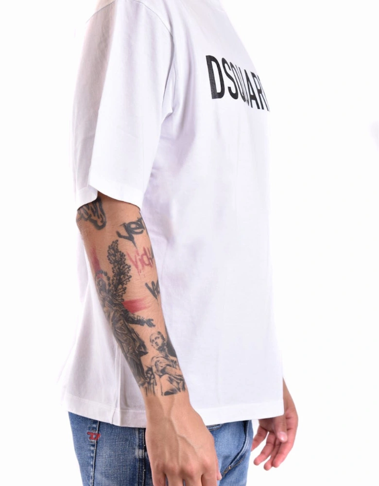 Printed Short Sleeve Round Neck T-Shirt