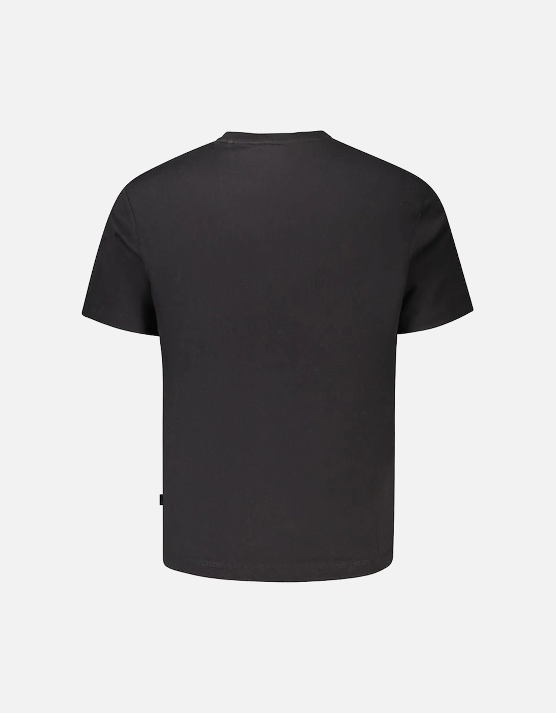 Organic Cotton Crew Neck T-Shirt with Logo Print