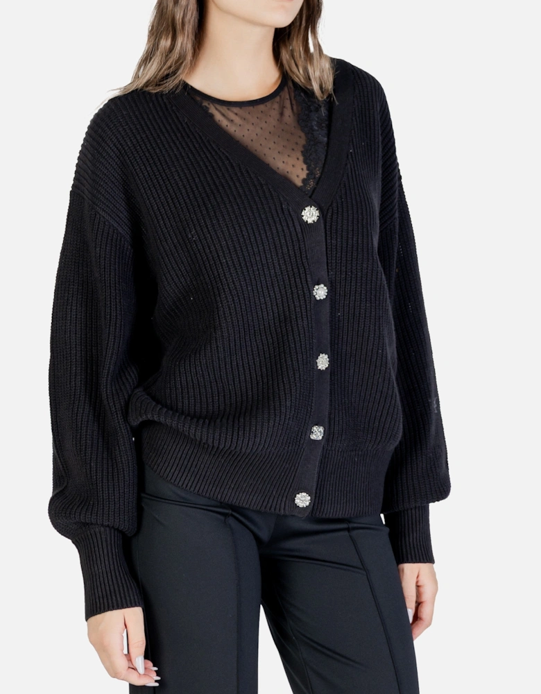V-Neck Long Sleeve Button Cardigan