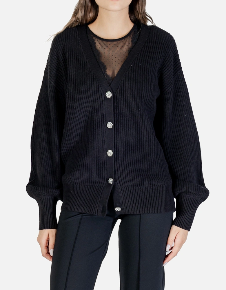 V-Neck Long Sleeve Button Cardigan
