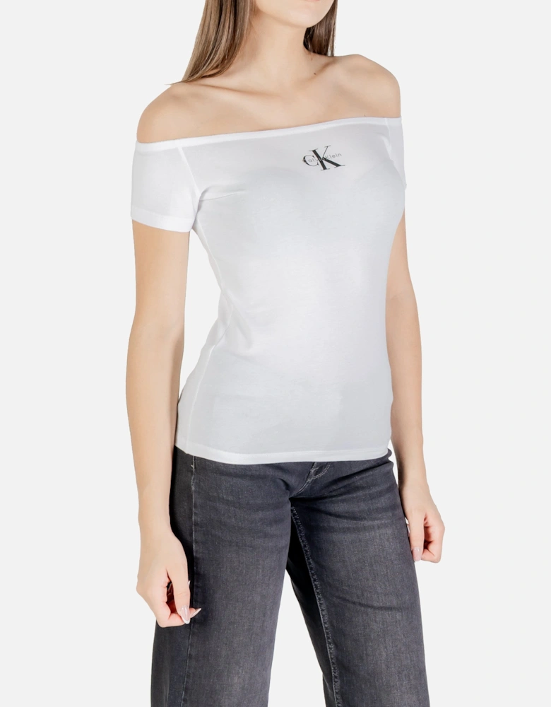 Off Shoulder Logo Top
