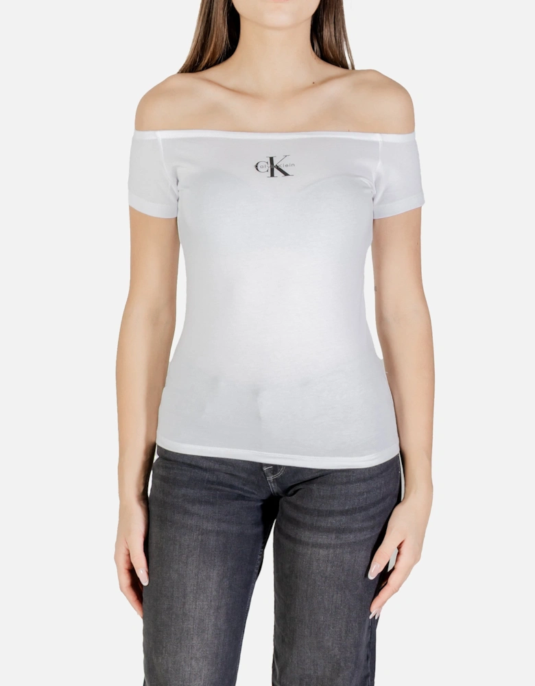Off Shoulder Logo Top