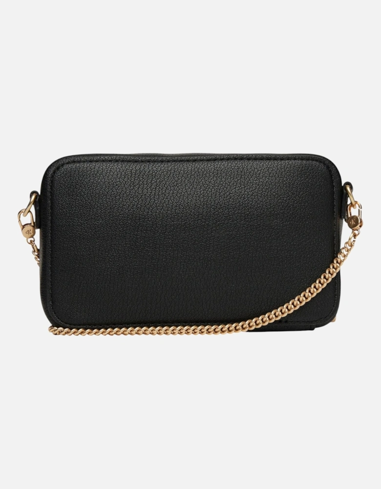 Shoulder Bag with Zip and Inside Pockets