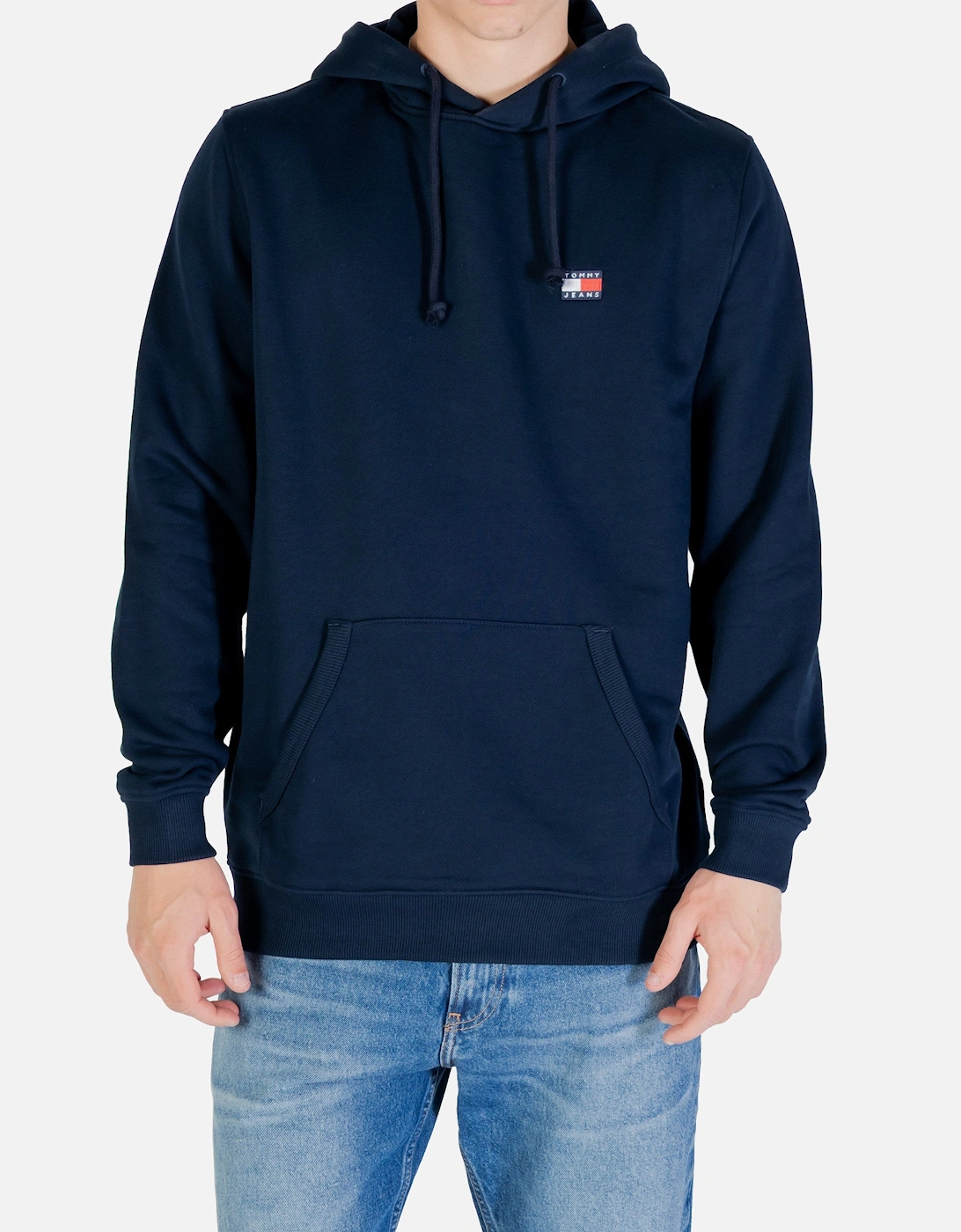 Hooded Organic Cotton Sweatshirt with Single Pocket and Round Neck, 4 of 3