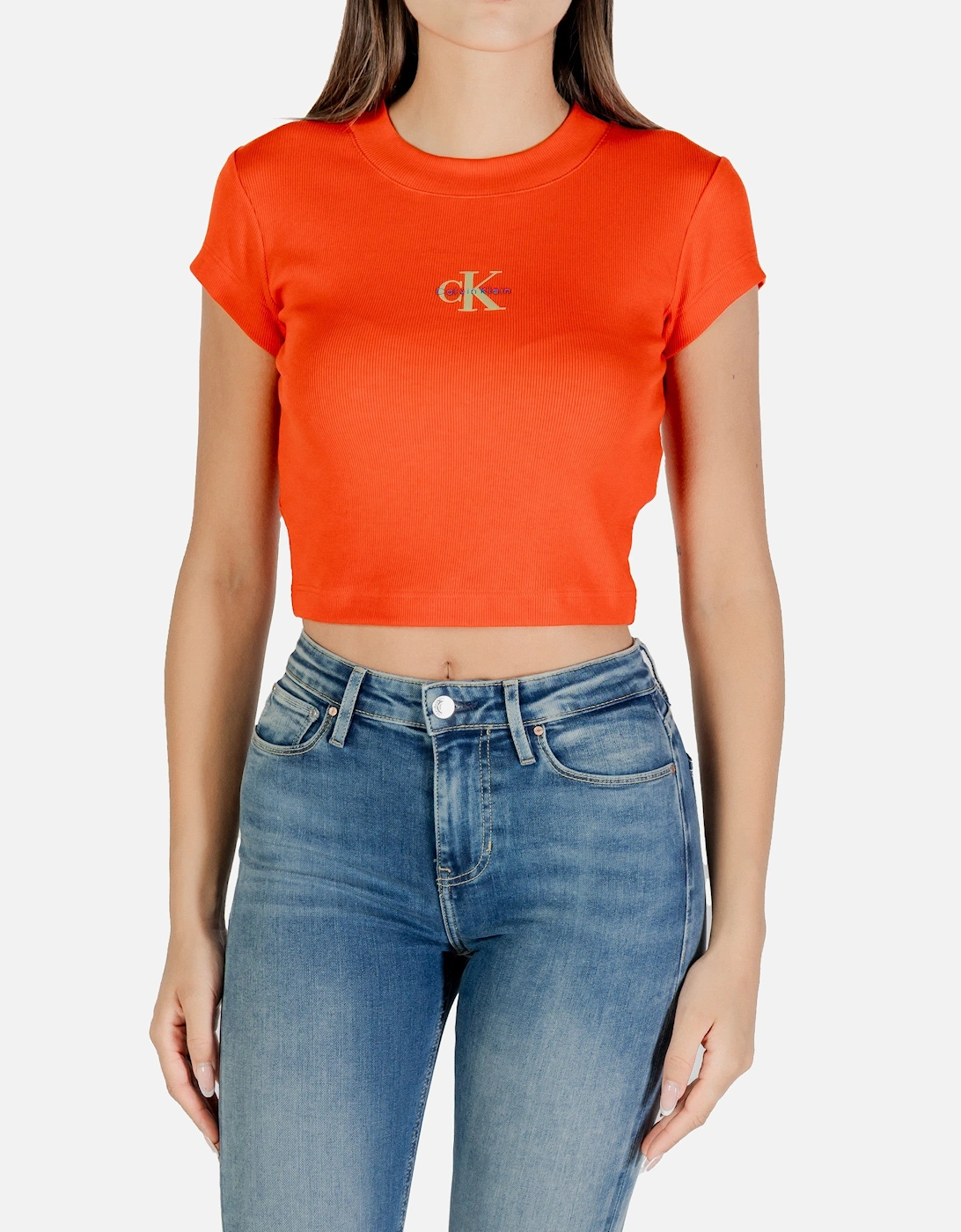 Round Neck Short Sleeve Cotton Top, 4 of 3