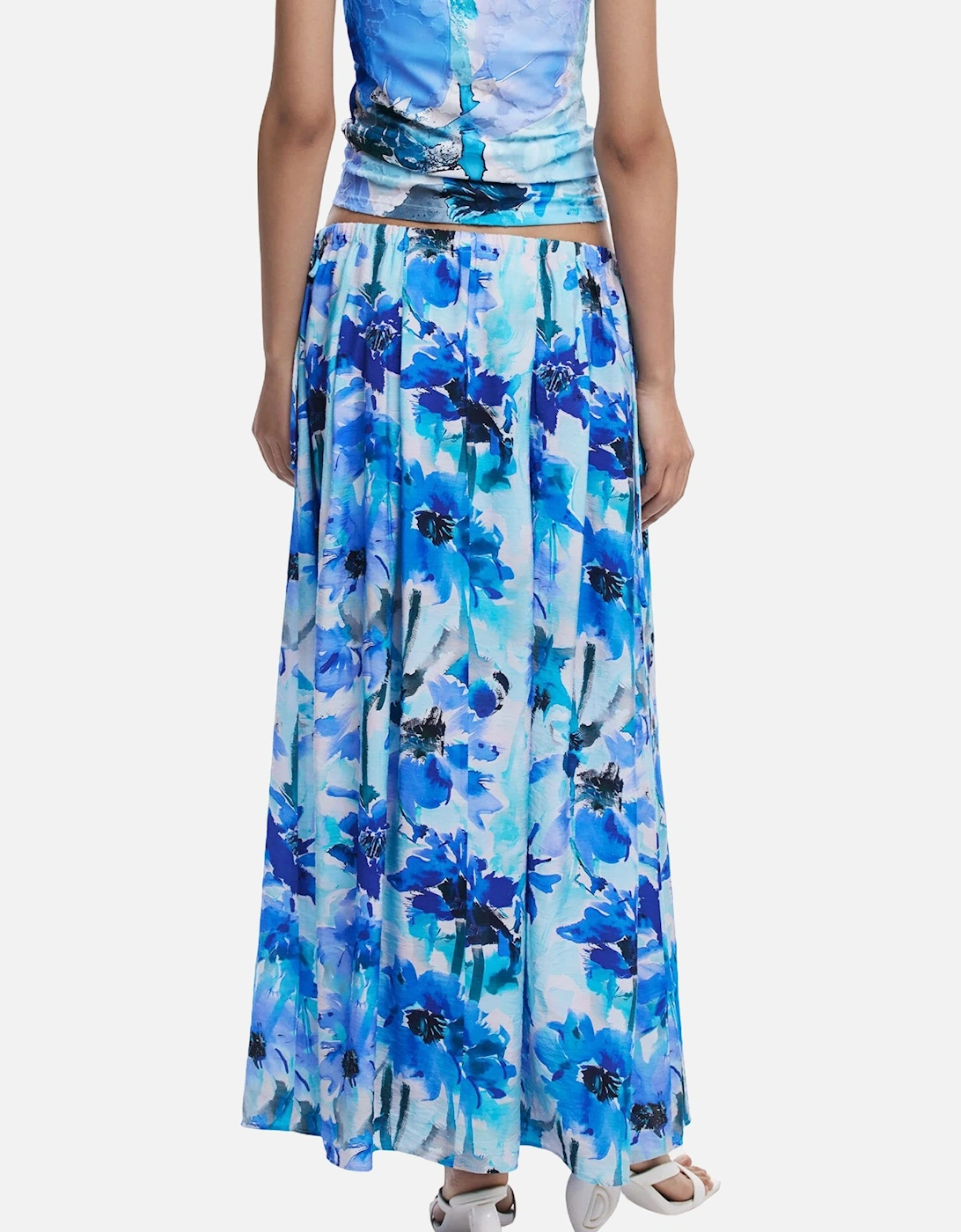 Floral Print Maxi Skirt