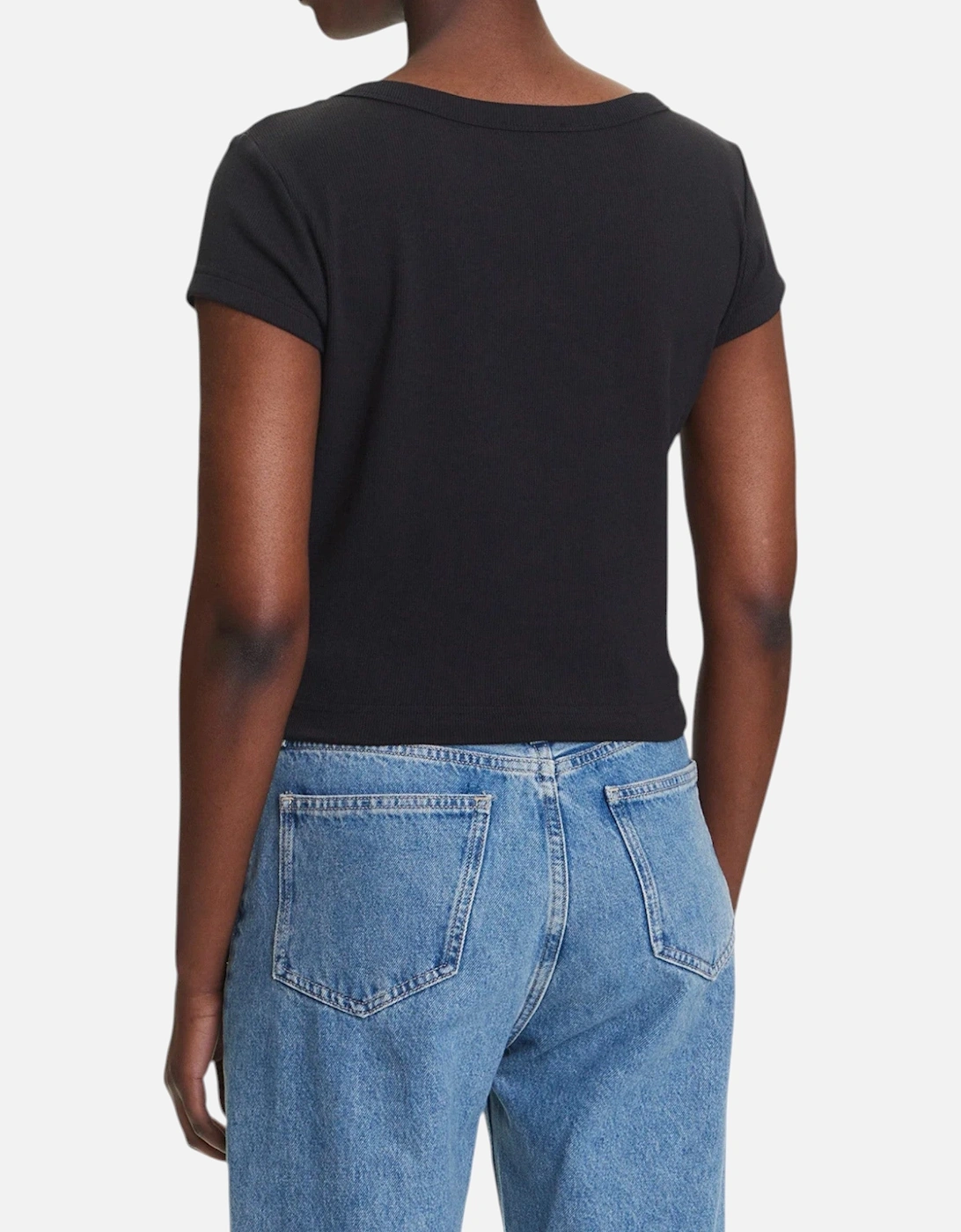 Ribbed Tee Logo Patch