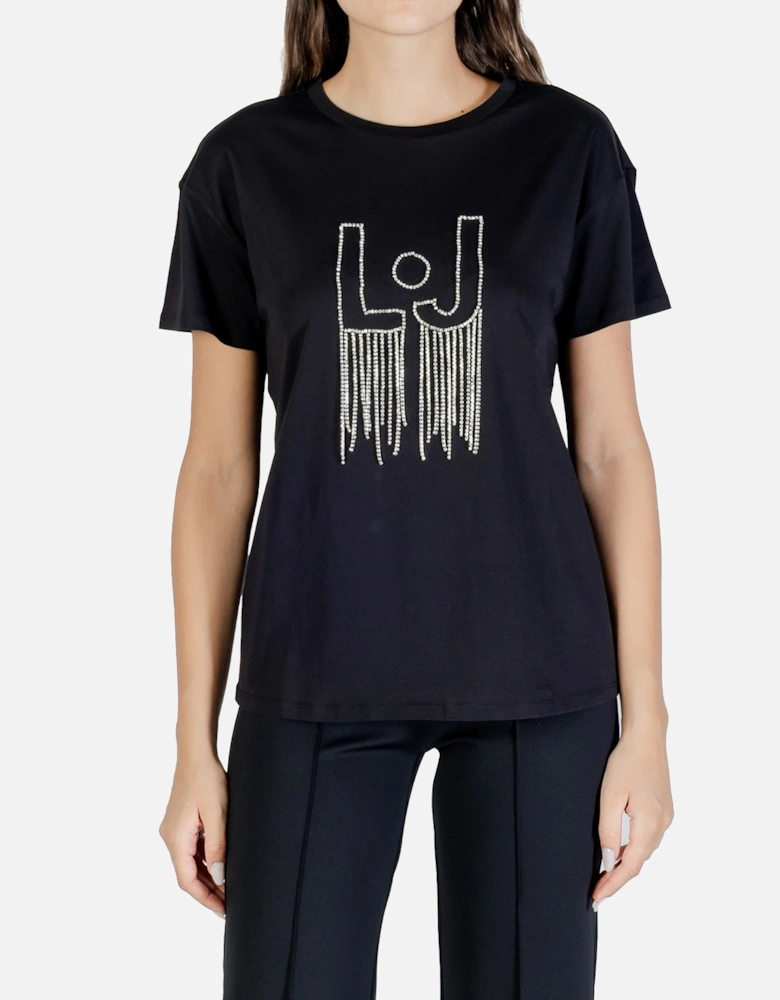 Printed Short Sleeve Round Neck T-Shirt