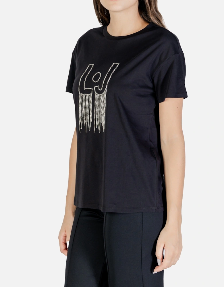 Printed Short Sleeve Round Neck T-Shirt