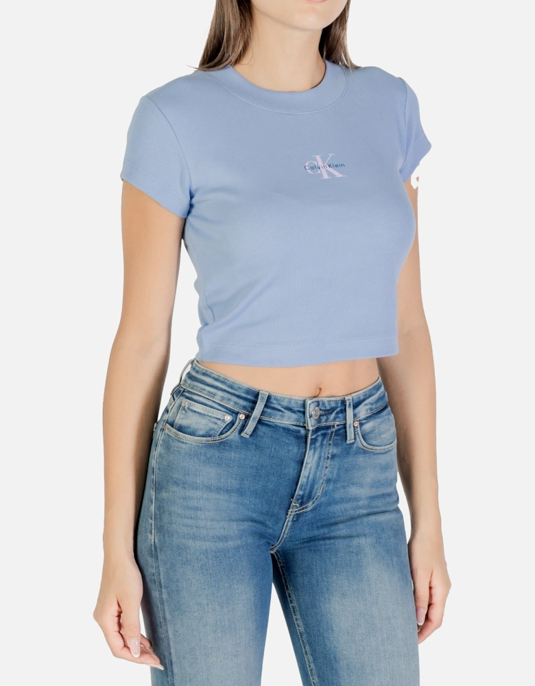 Short Sleeve Round Neck Cotton Top