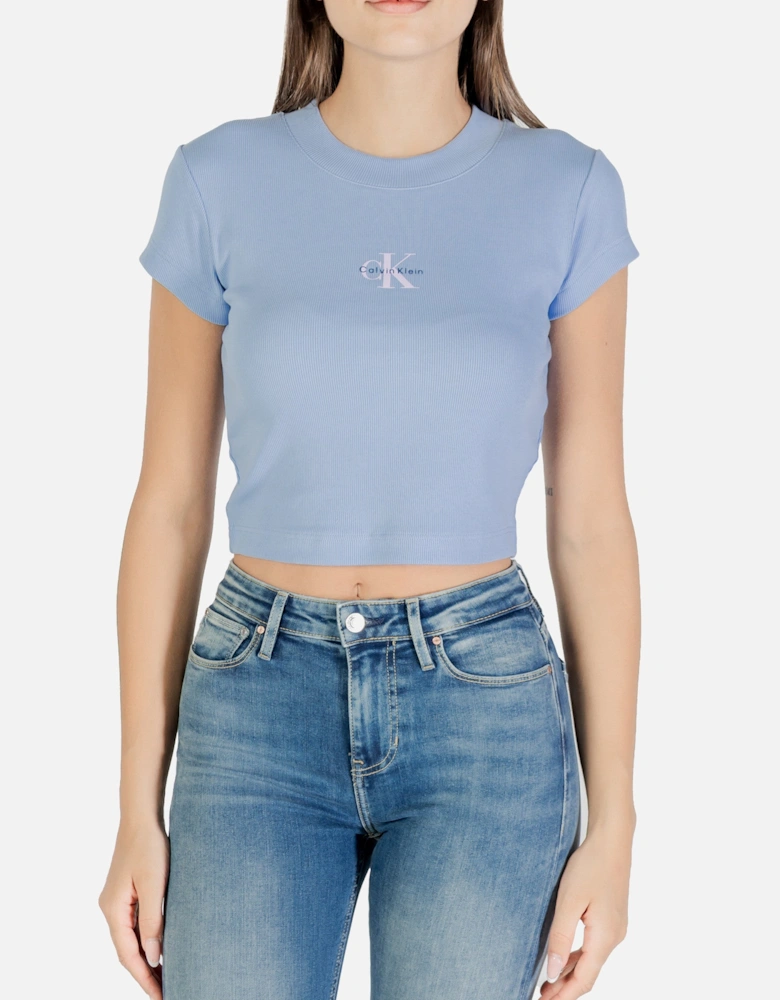 Short Sleeve Round Neck Cotton Top