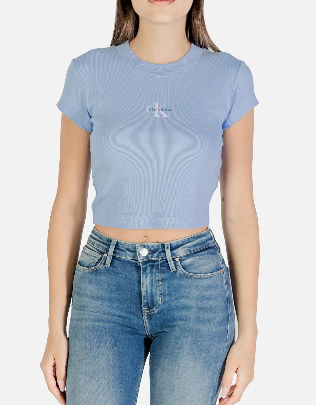 Short Sleeve Round Neck Cotton Top, 4 of 3