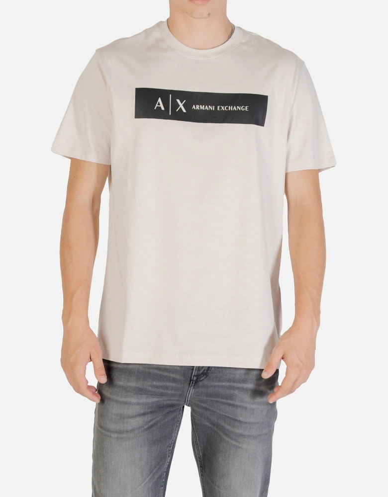 Printed Short-Sleeve Cotton T-Shirt with Round Neck