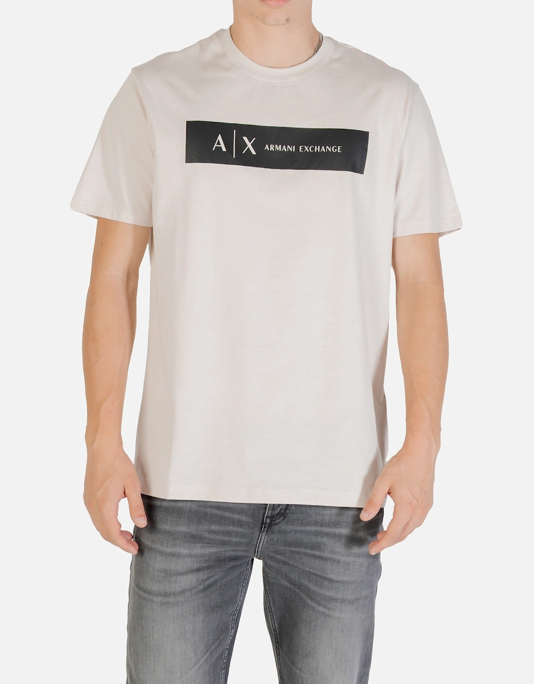 Printed Short-Sleeve Cotton T-Shirt with Round Neck, 4 of 3