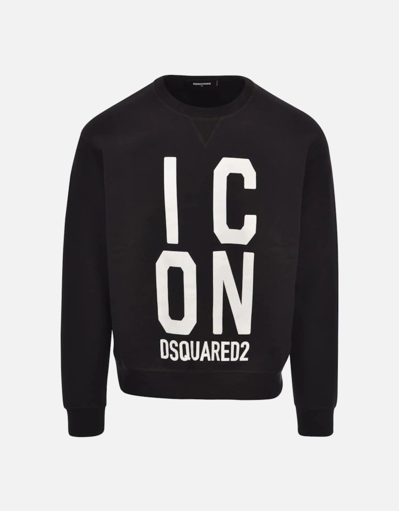 Printed Long Sleeve Round Neck Sweatshirt