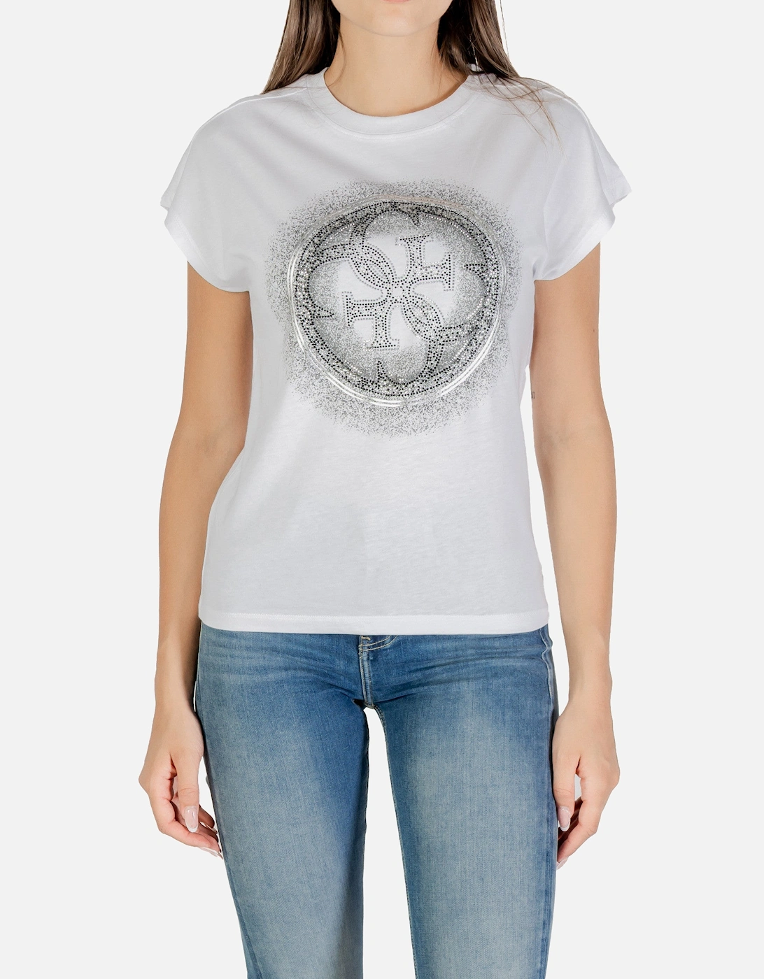 Printed Cotton T-shirt with Round Neck and Short Sleeves, 4 of 3