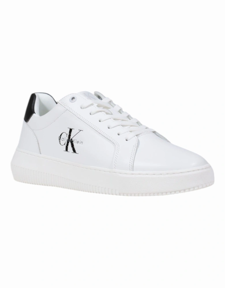 Leather Lace-Up Sneakers