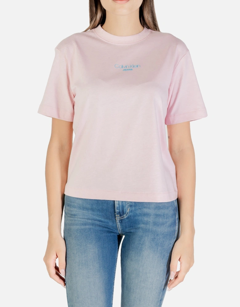 Printed Round Neck Short Sleeve T-shirt