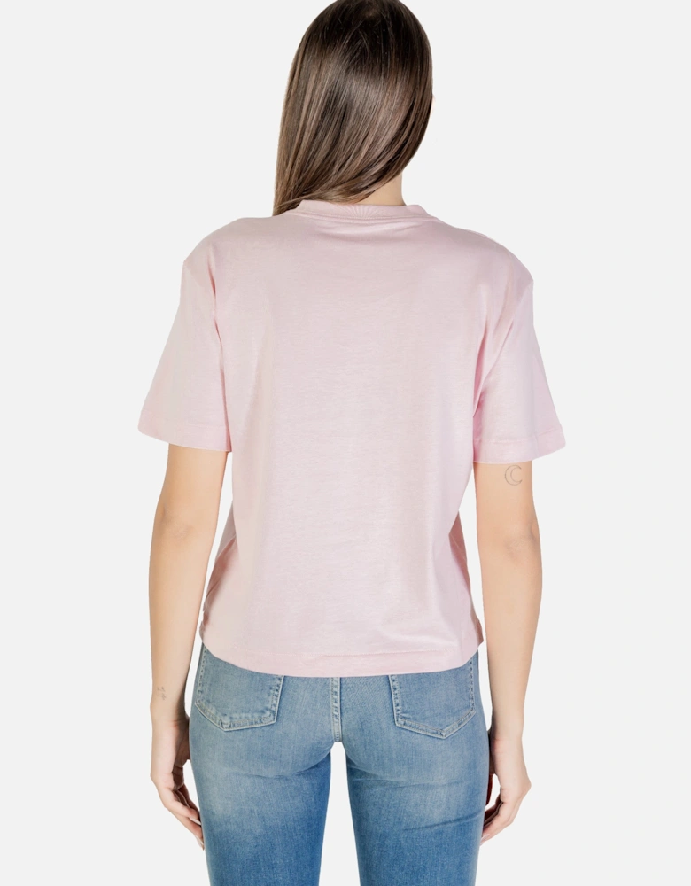 Printed Round Neck Short Sleeve T-shirt