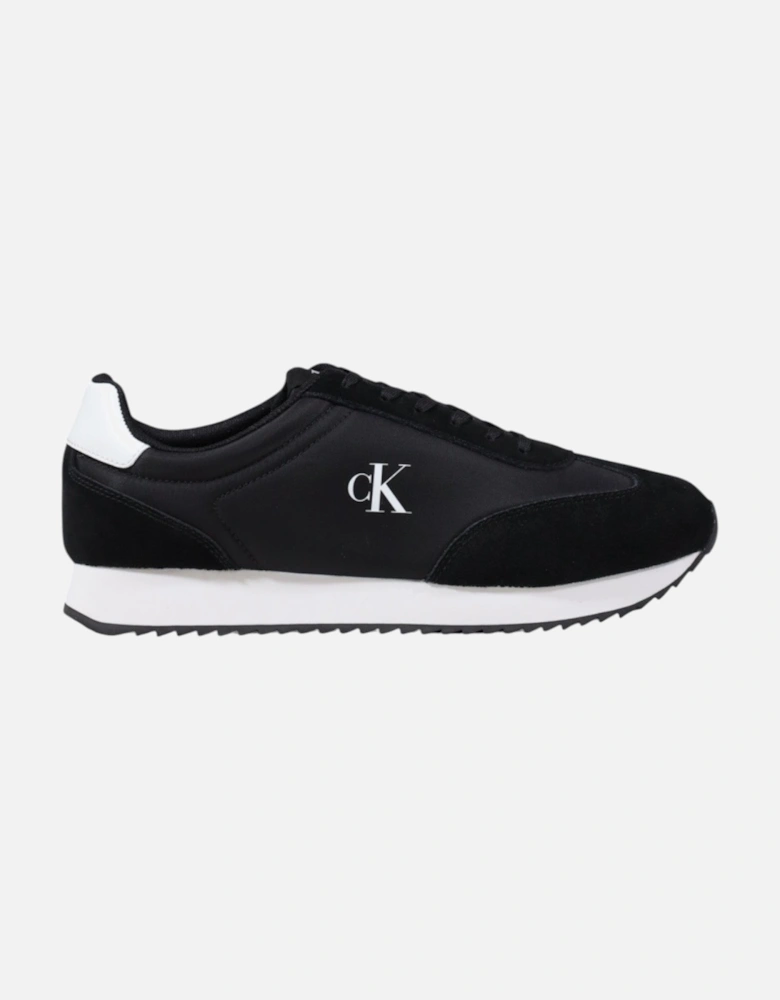 Leather Lace-Up Sneakers