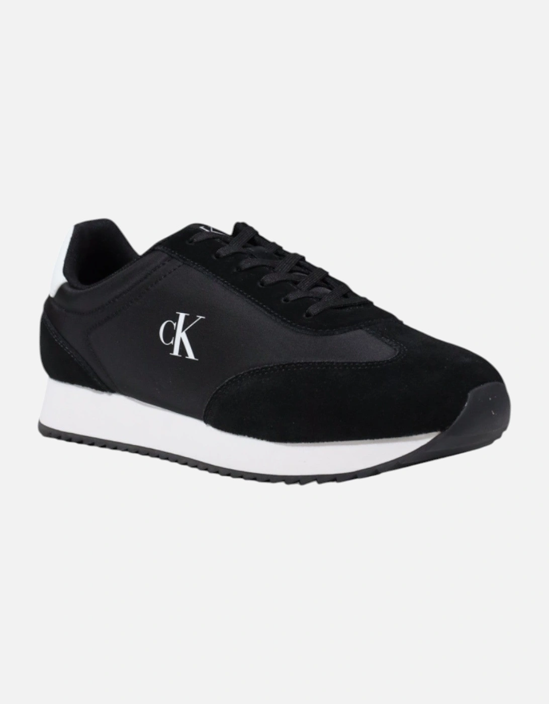 Leather Lace-Up Sneakers