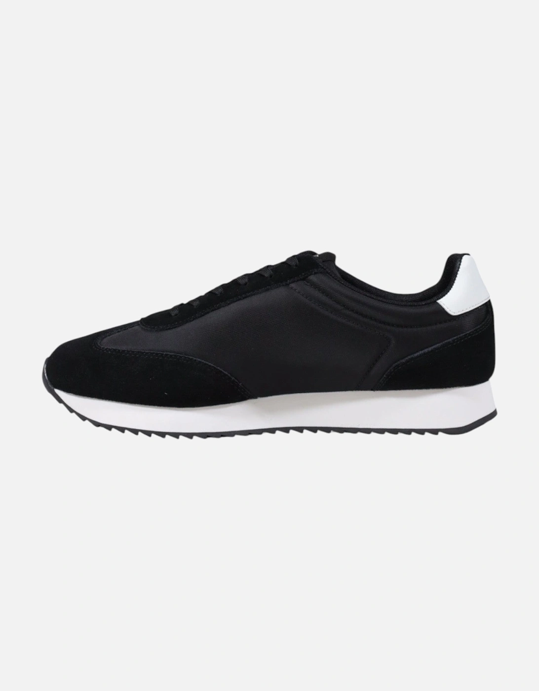 Leather Lace-Up Sneakers