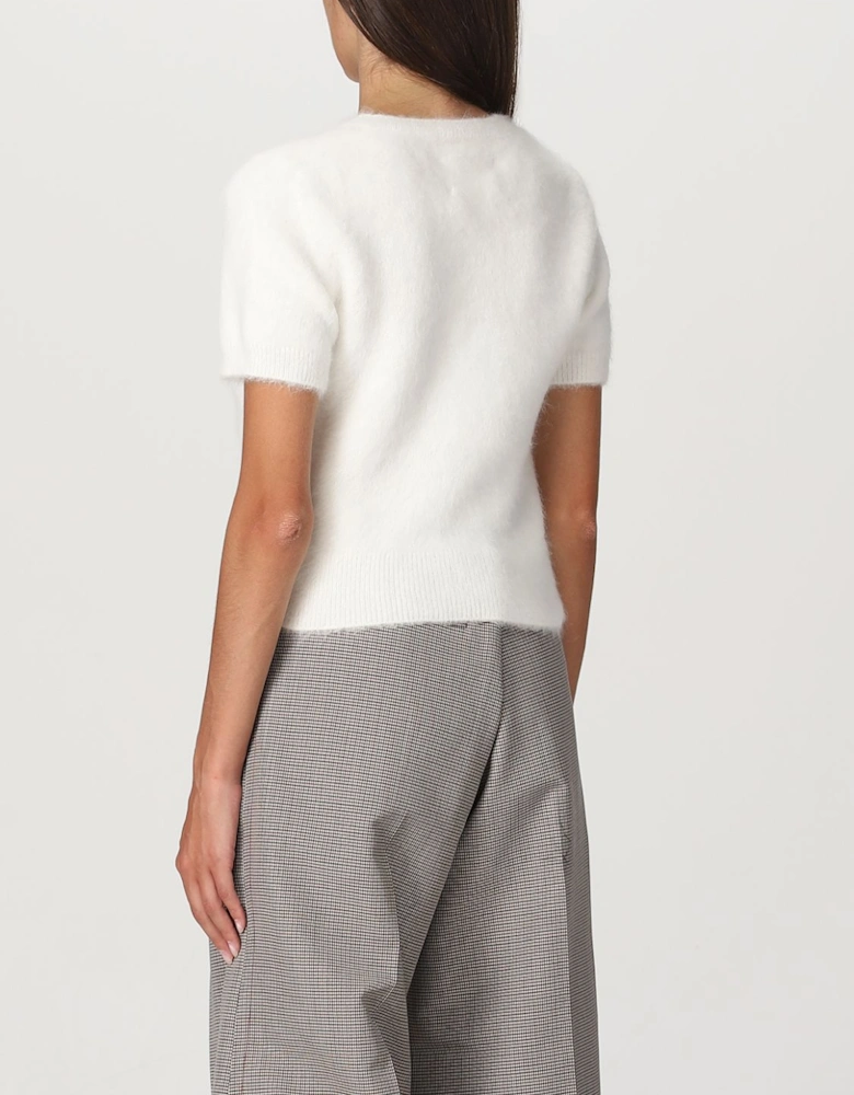 Short Sleeve Mohair Pullover