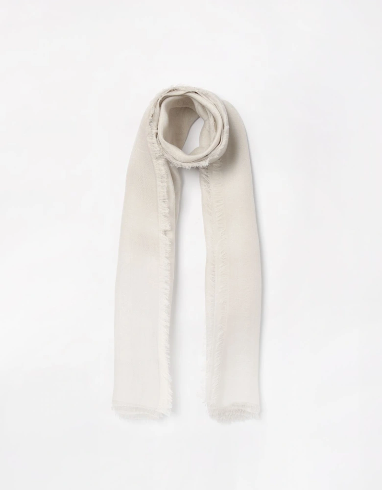 Silk Scarf Fringe Detail