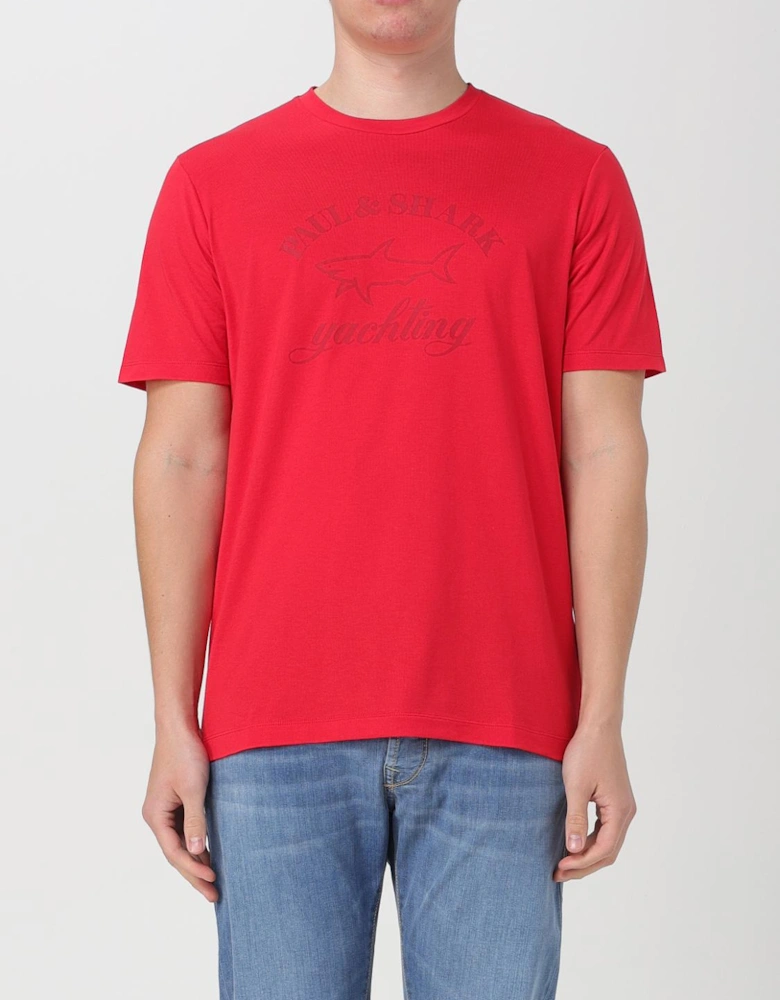 Embroidered Shark Logo Tee