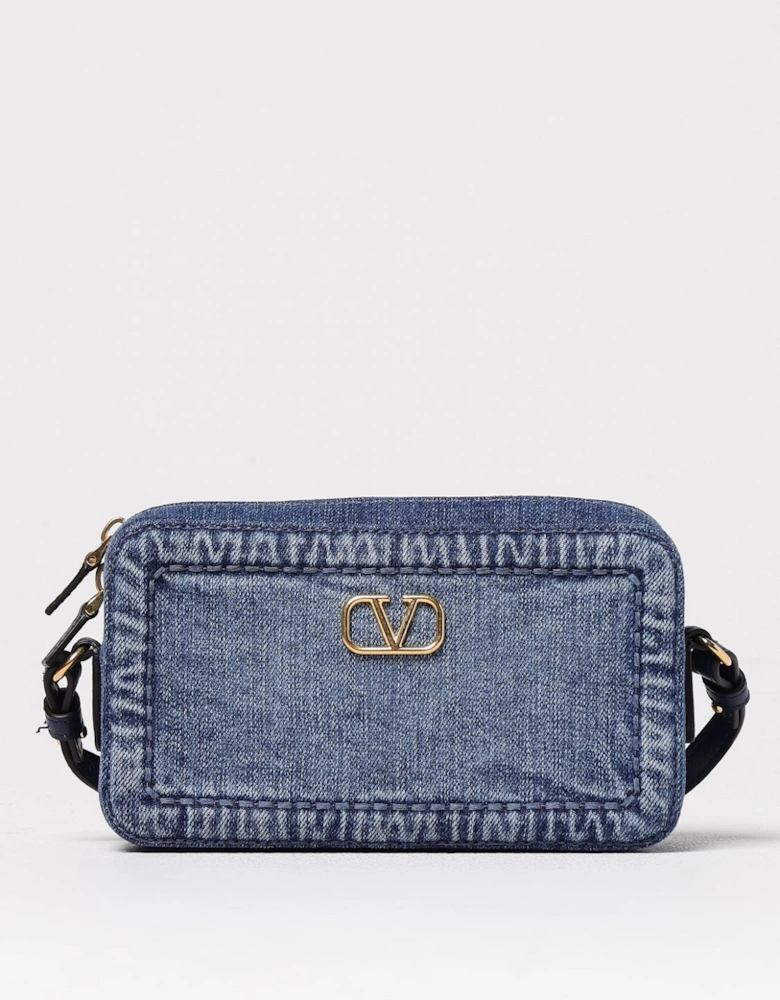 Roman Stud Denim Crossbody
