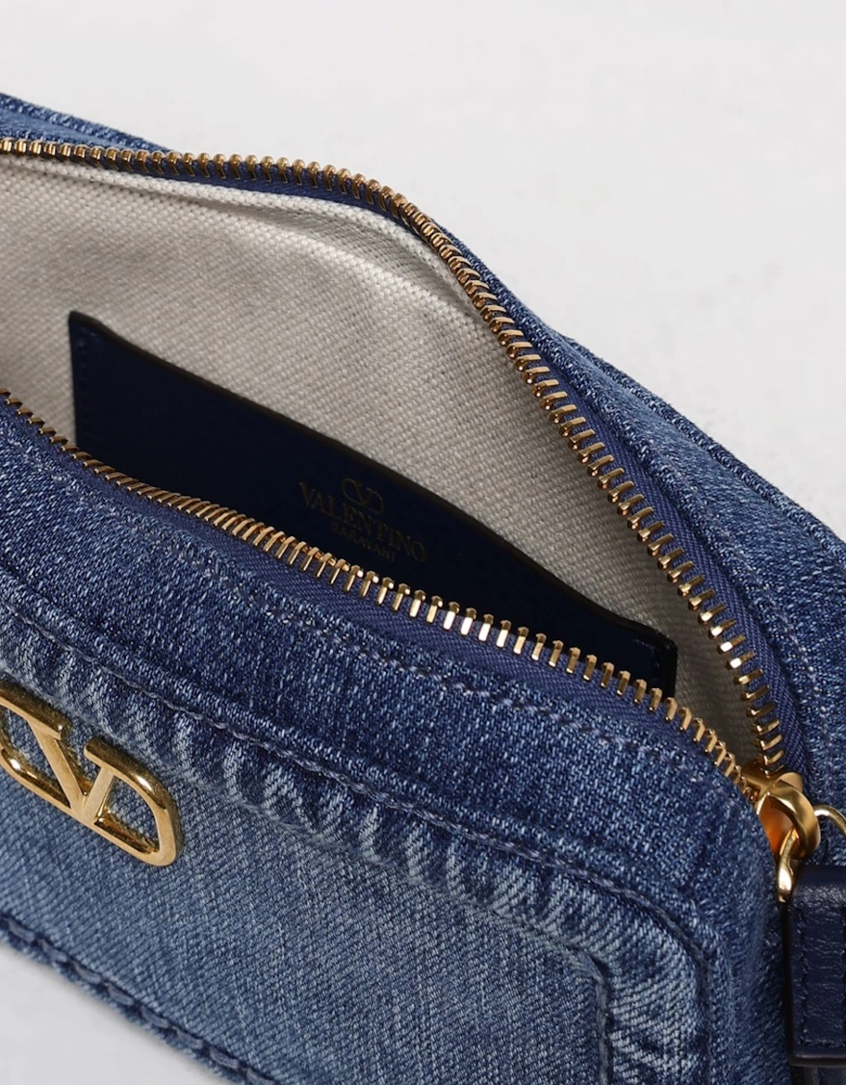 Roman Stud Denim Crossbody