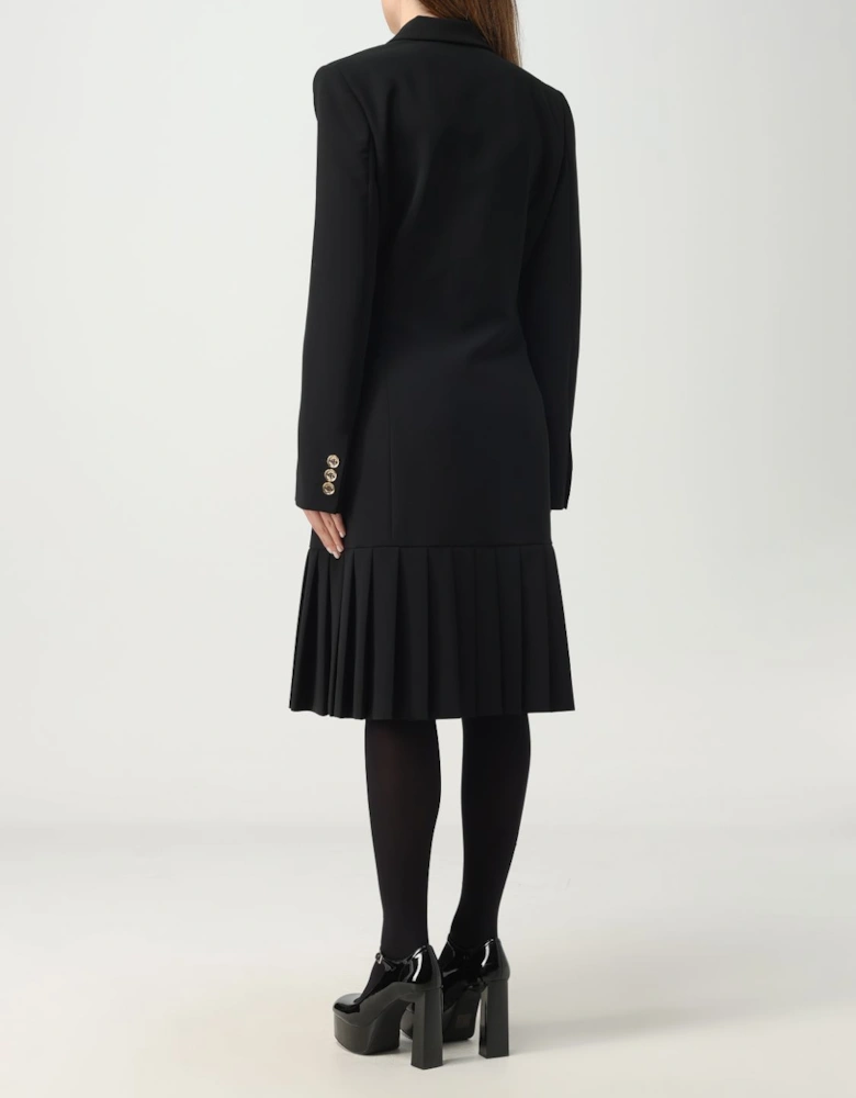 Pleated Midi Dress DoubleBreasted