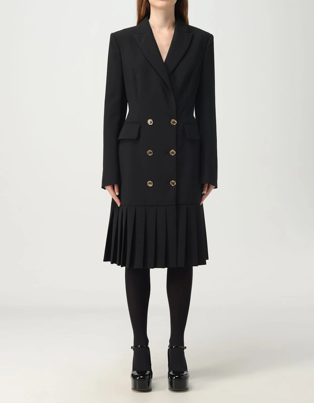 Pleated Midi Dress DoubleBreasted, 4 of 3