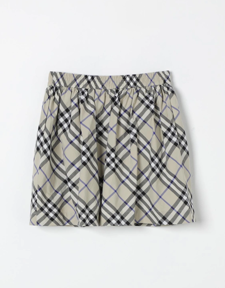 Check Mini Skirt