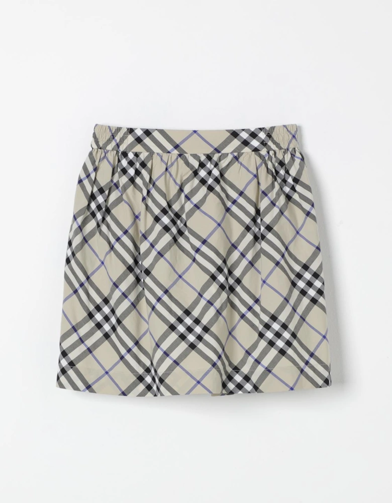 Check Mini Skirt