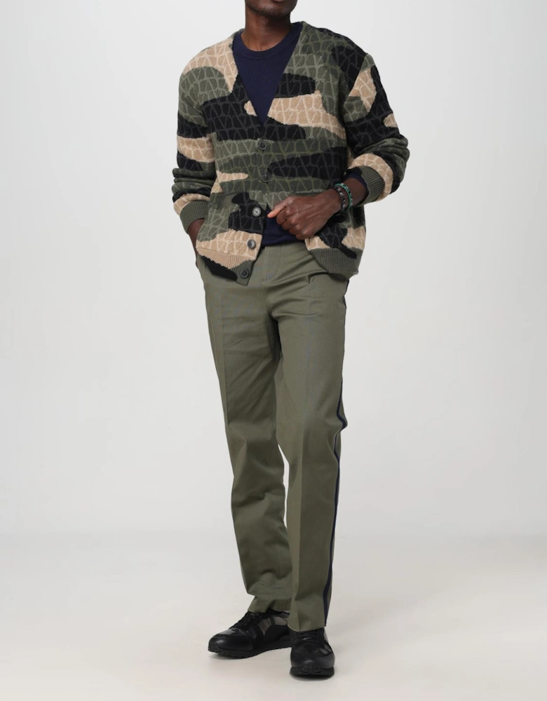 Casual Pants with Side Stripes