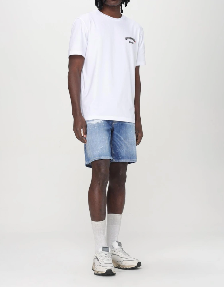 Short Sleeve Curved Logo Tee