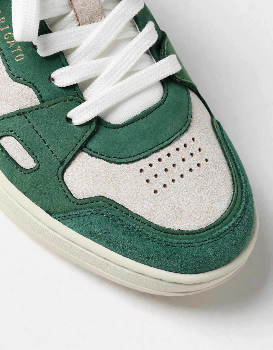 Clean 90 WhiteGreen Leather Sneakers