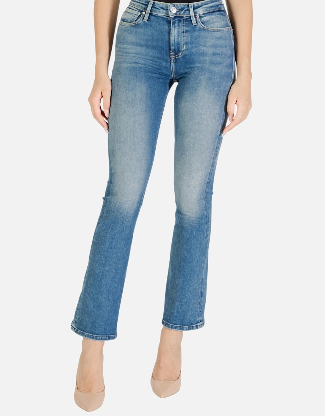 Zip and Button Light Wash Denim Jeans, 4 of 3