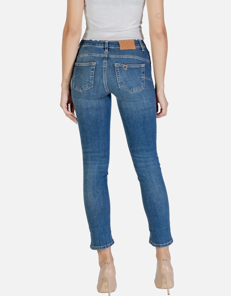 Zip and Button Front Pocket Jeans