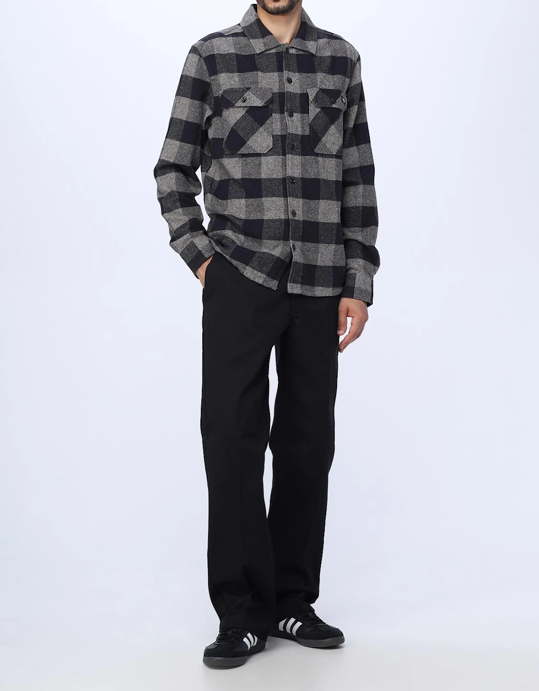 Flannel Shirt Long Sleeve Checkered